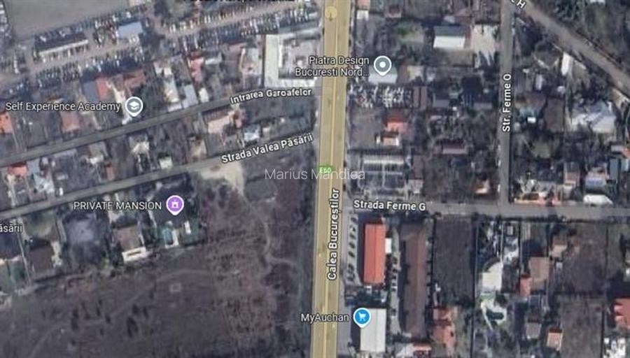 Teren intravilan cu deschidere la DN1 Aeroport Otopeni