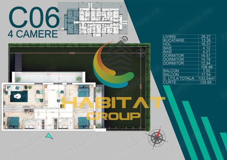 Apartament 4 camere cu Gradina Proprie - Pallady - 2