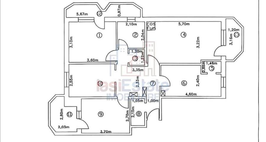 Apartament 4 camere Pacurari - 7