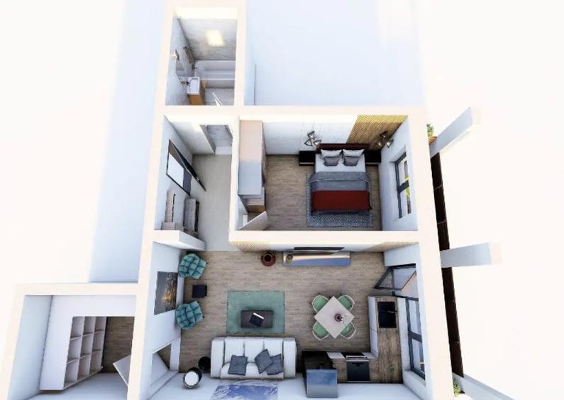 STUDIO de 51mp cu PARCARE si TVA INCLUS! - 1