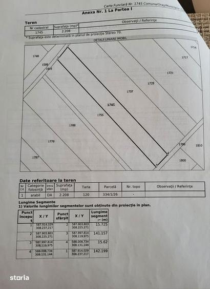 Vand teren comuna Copaceni - Ilfov - 1