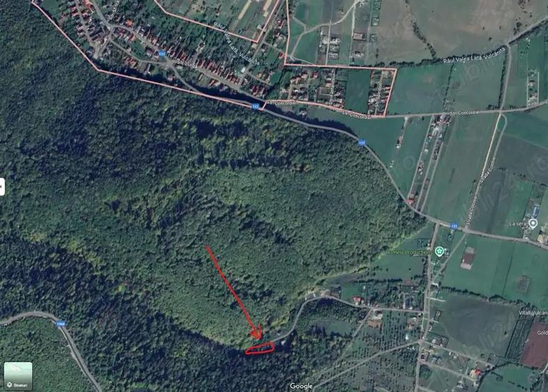Vand teren extravilan zona usor accesibila, zona Colonia Mina 1 Mai - 3