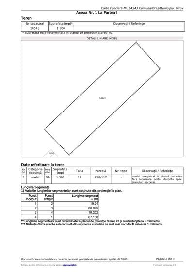 Teren Intravilan, 1300mp, Caciulesti - 1