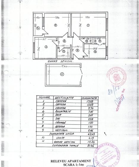 Vanzare-3 camere-p/4-dec- garaj-Dr Taberei-parc-reabilitat-mobilat-liber-150000E