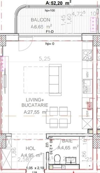 Vand studio situat in nordul capitalei -zona Pipera - 1