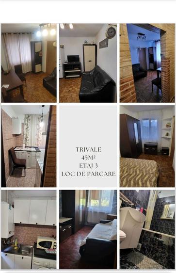 Vand apartament in cartier Trivale, complex2 langa gradinita si Sc nr 13 etajul 3, 45m2,loc de parcareanul 1977, - 1
