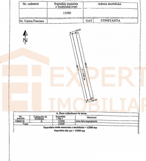 Teren Construcții extravilan de 1000 mp, în Viile Noi