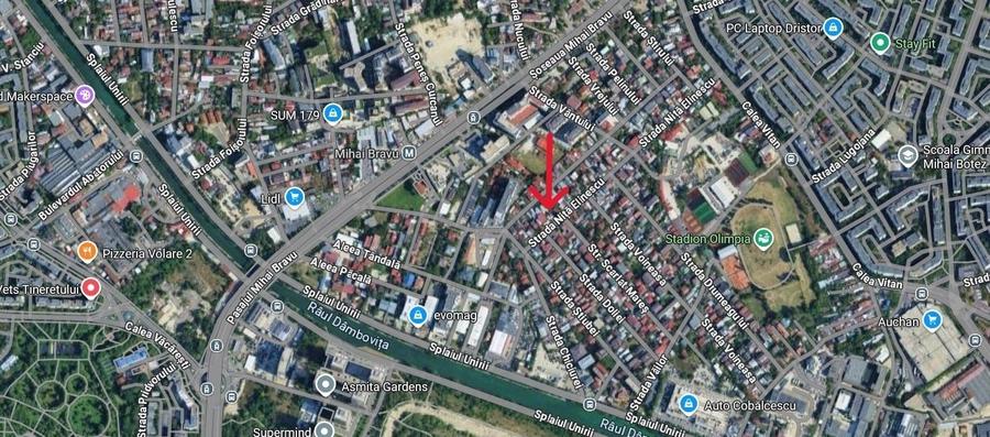 Teren Construcții intravilan de 346 mp, în Mihai Bravu