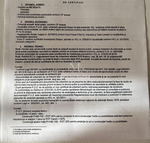 Teren intravilan, suprafata 7211 mp, zona Tractorul, str. N. Labis - 2