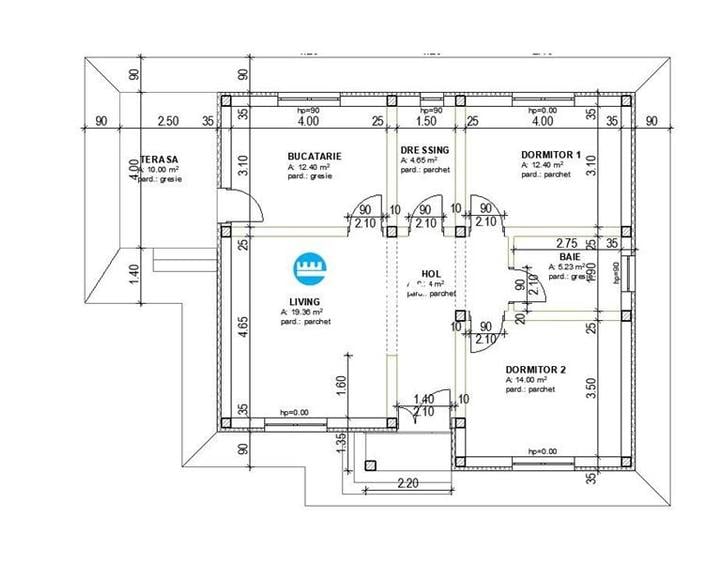 Casa P 3 cam. 2 bai, 350 teren, zona Lunca Cetatuii , - 5