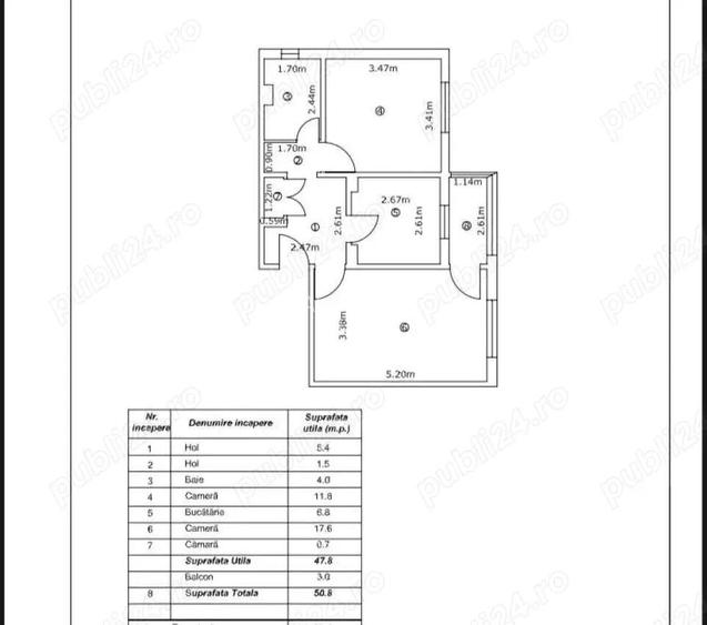 Apartament cu 2 camere in Mazepa 2 Apartament cu 2 camere in Mazepa 2