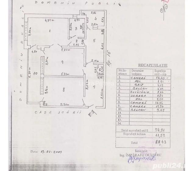 3 camere, str Domneasca 3 camere, str Domneasca