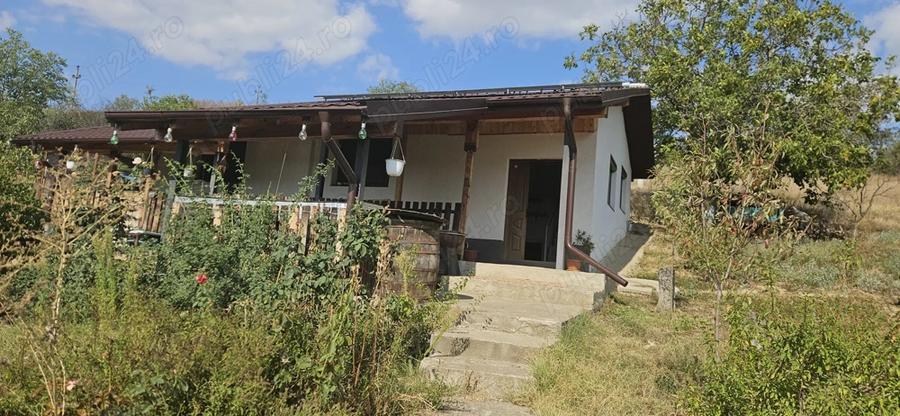 Casa 3 camere, bucatarie, baie, beci si teren 4600 mp, panouri solare, Mastacani - 1
