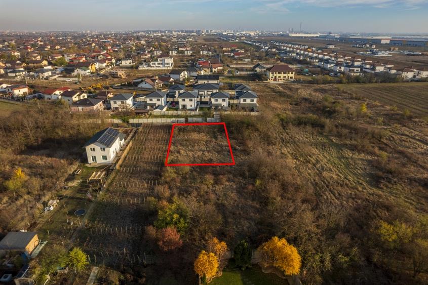 DRAGOMIRESTI-DEAL, TEREN 447 MP, PROIECT DE CASA INCLUS, DESCHIDERE 11 MP! - 8