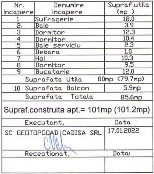 Apartament cu 4 camere decomandat în Exterior Vest