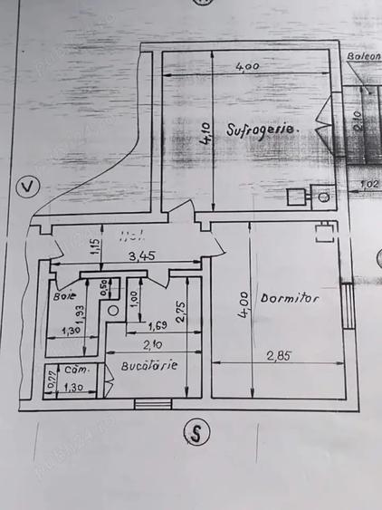 Apartament cu 2 camere decomandat în Central
