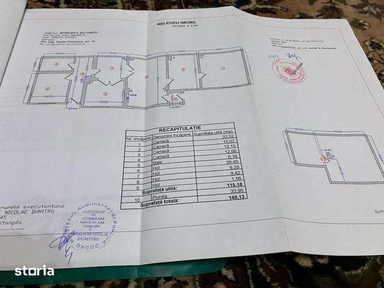 Casă cu 5 camere cu Teren 150 Mp în Vatra Luminoasă