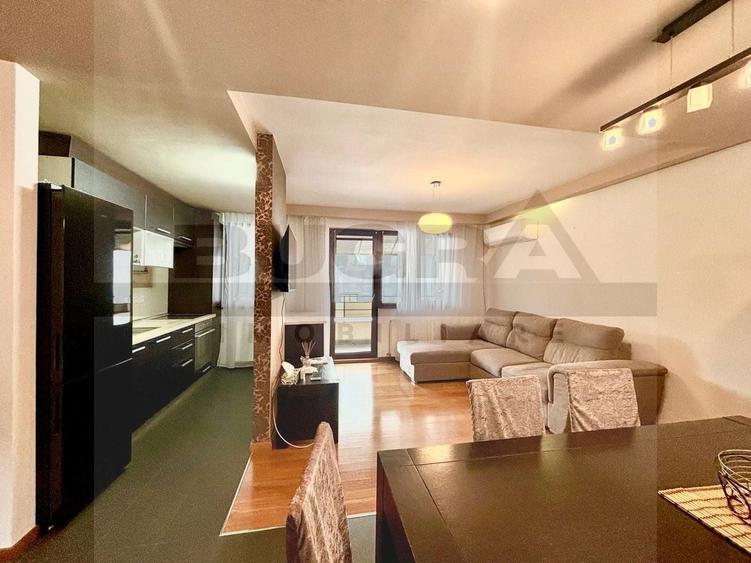 Apartament cu 3 camere semidecomandat, mobilat în Andrei Mureșanu