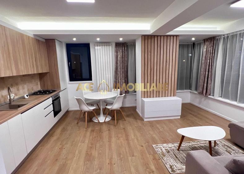 Apartament cu 2 camere semidecomandat, mobilat în Virtuții