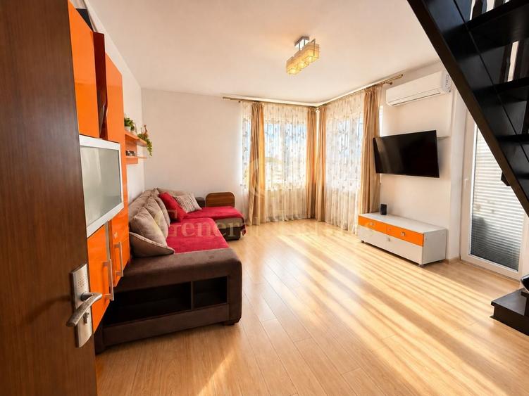 Apartament cu 3 camere decomandat, mobilat în Sânpetru
