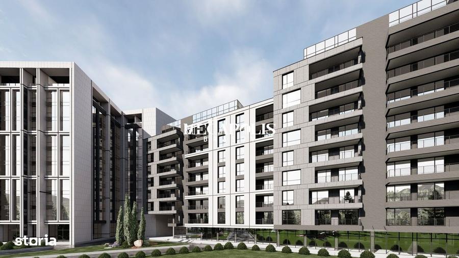 Apartament cu 3 camere semidecomandat în Noua