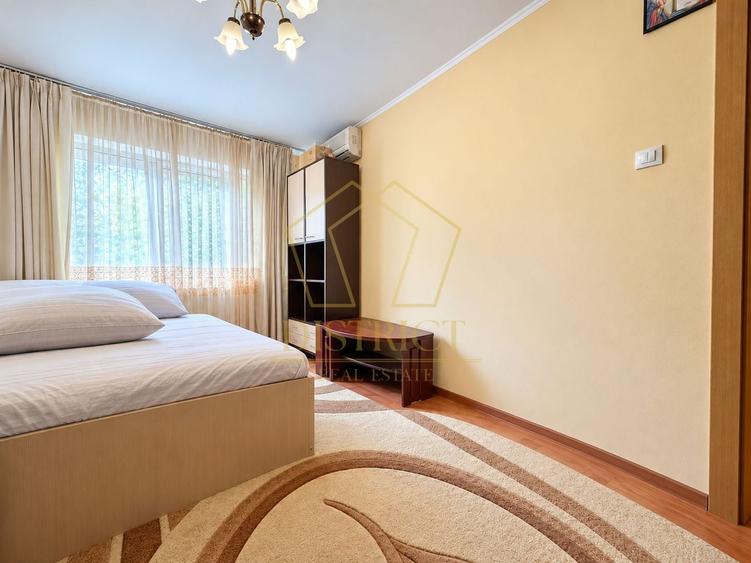 Apartament cu 3 camere decomandat, mobilat în Girocului