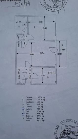 Apartament cu 2 camere semidecomandat în Morarilor