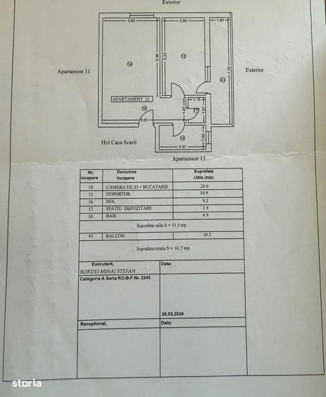 Apartament decomandat 2 camere | 300 m de plaja | Loc de parcare inclu - 8