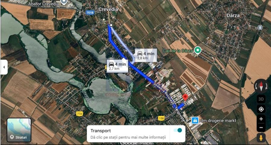 Spațiu industrial, de 1,574 mp, în Crevedia