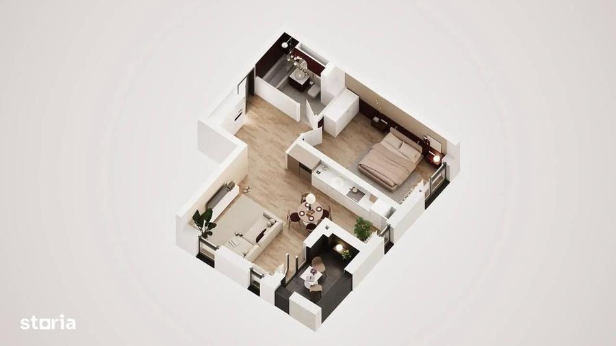 Apartament cu 2 camere în Vladimirescu