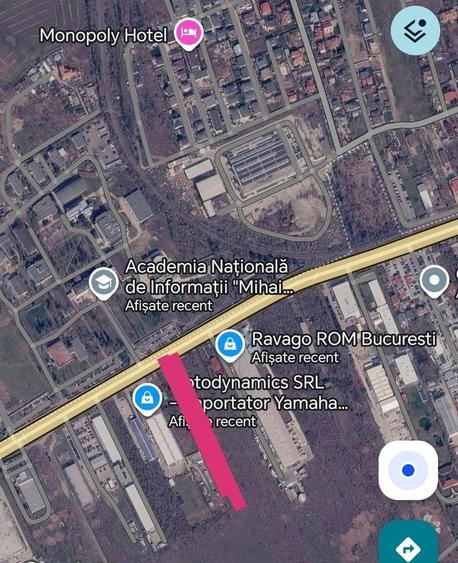 Teren Construcții intravilan de 4852 mp, în Centura Nord