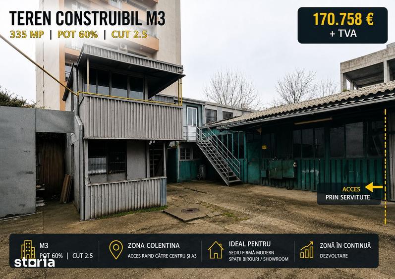Teren de 335 mp, în Colentina