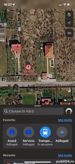 Teren de 1000 mp, în Central