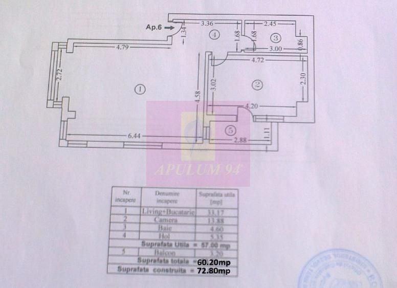 Apartament 2 camere de vânzare – zona bisericii Bazilescu - 8