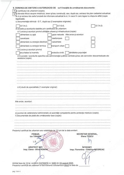 Teren de 1756 mp, în Popricani
