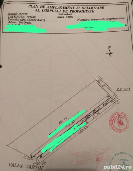 Teren intravilan, 2396,92 mp, Corbeanca - 1