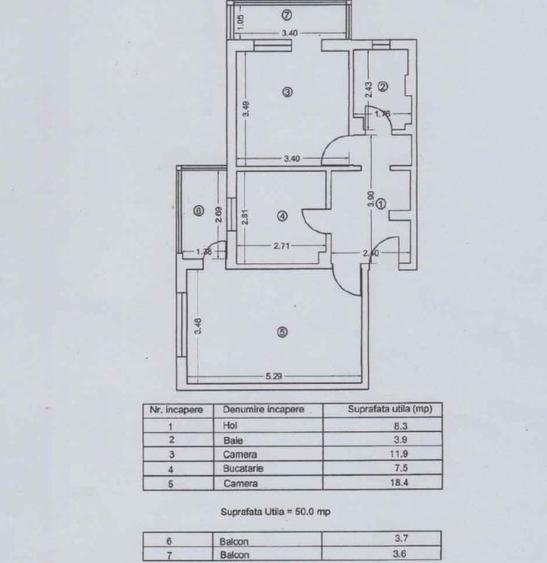Apartament 2 camere decomandat | Confort 1 | Bloc 1984 | Icil - 20