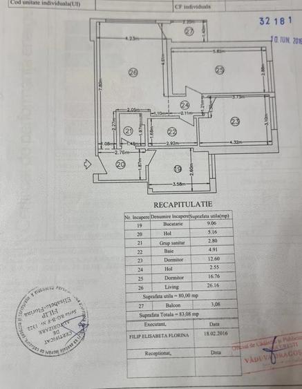 Apartament cu 3 camere semidecomandat în Metalurgiei