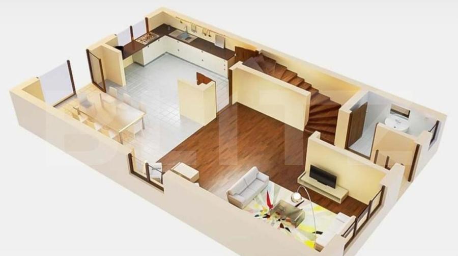 Duplex cu 4 camere cu Canalizare în Blaj