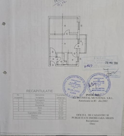 Apartament cu 2 camere semidecomandat în Trivale