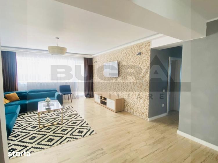 Apartament cu 4 camere, mobilat în Borhanci