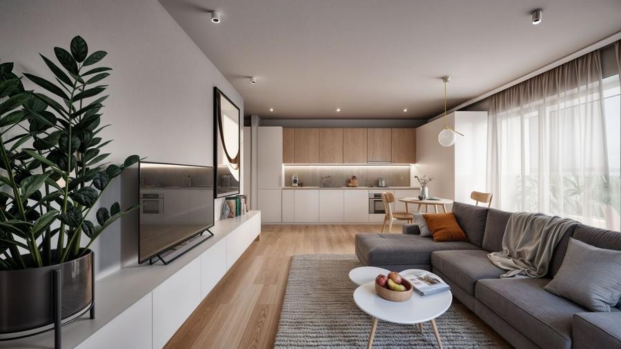 Apartament cu 2 camere decomandat în Pârneava