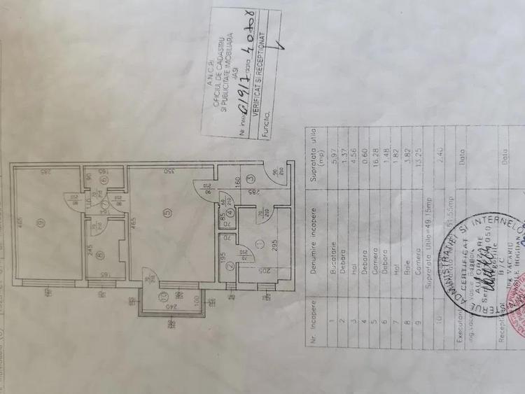 Apartament cu 2 camere semidecomandat în Podu Roș
