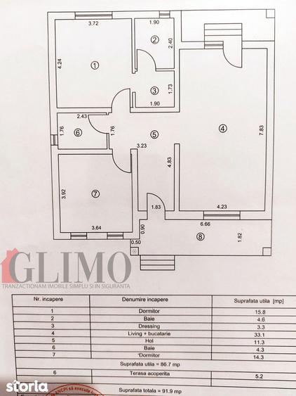 Casa noua 121mp, teren411mp, moderna, utilata si mobilata, Vanatori-GL - 7
