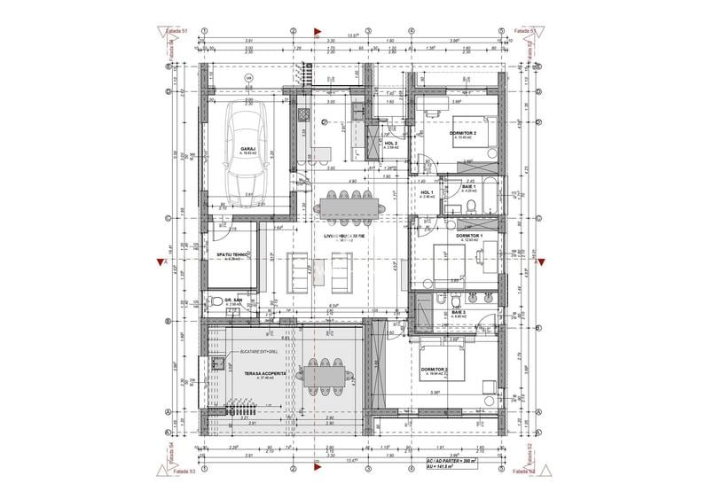 Casa individuala pe un singur nivel 4 camere ?ura Mica - 3