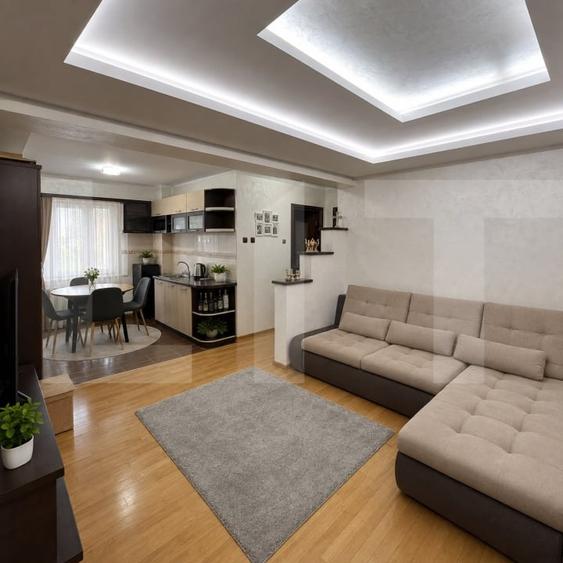 Apartament cu 3 camere decomandat, mobilat în Central