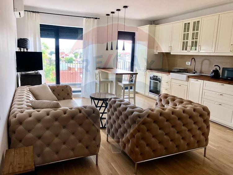 Apartament cu 2 camere semidecomandat, mobilat în Domenii