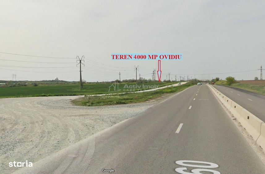 Ovidiu, Constanta, langa DN2AE60 pretabil ferma, parcare, fotovoltaic - 3