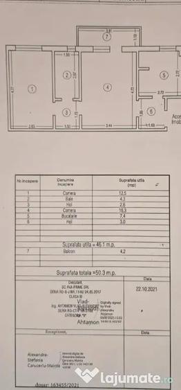 Far , Abator , 2 camere , etaj 2 - 2