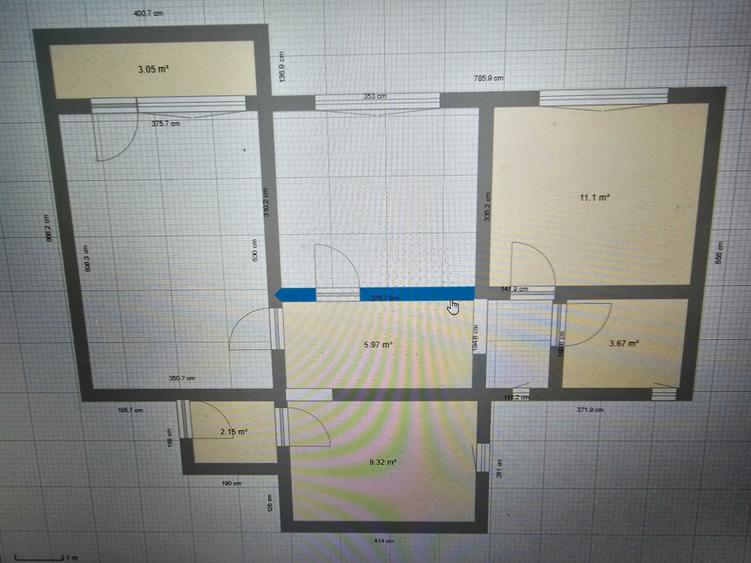 Apartament cu 3 camere decomandat în Cetate